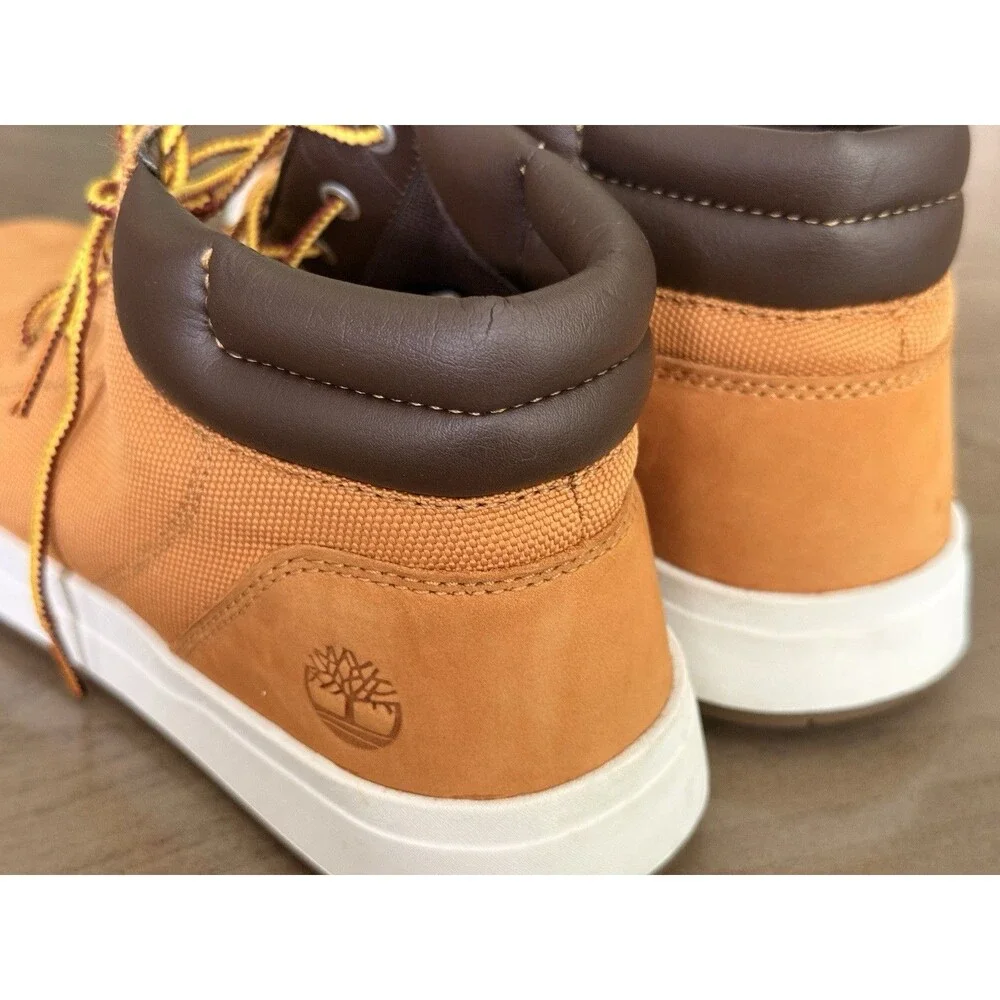 Timberland Davis Square Fabric and Leather Chukka Boots Men's Size 8